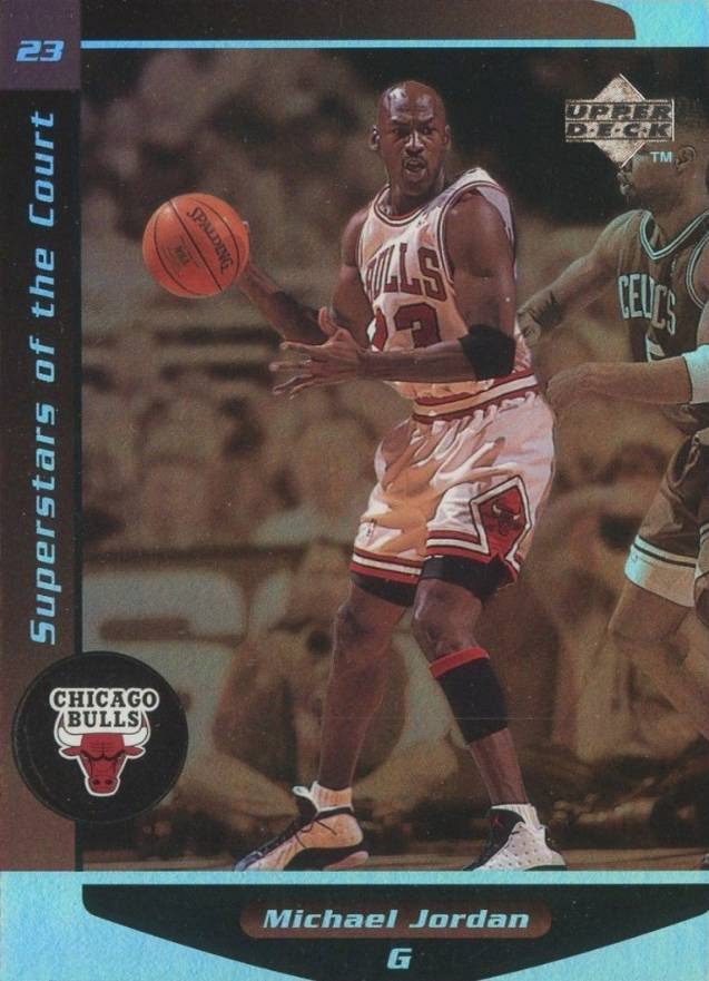 1998 Upper Deck Ovation Superstars of The Court Michael Jordan #C1 Basketball Card