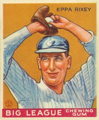 1934 Goudey World Wide Gum  Eppa Rixey #32 Baseball Card