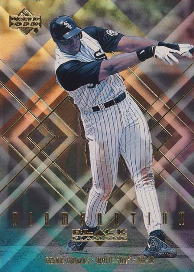 2000 Upper Deck Black Diamond Diamonation Frank Thomas #D9 Baseball Card