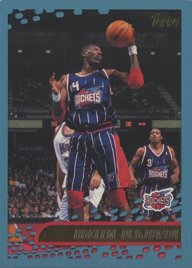 2001 Topps Hakeem Ojajuwon #34 Basketball Card