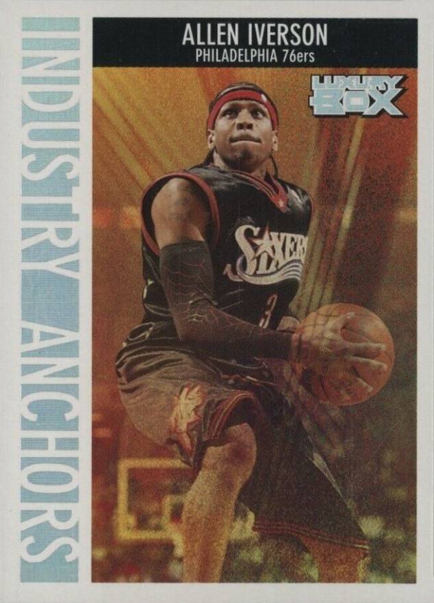 2005 Topps Luxury Box Industry Anchors Allen Iverson #AI5 Basketball Card