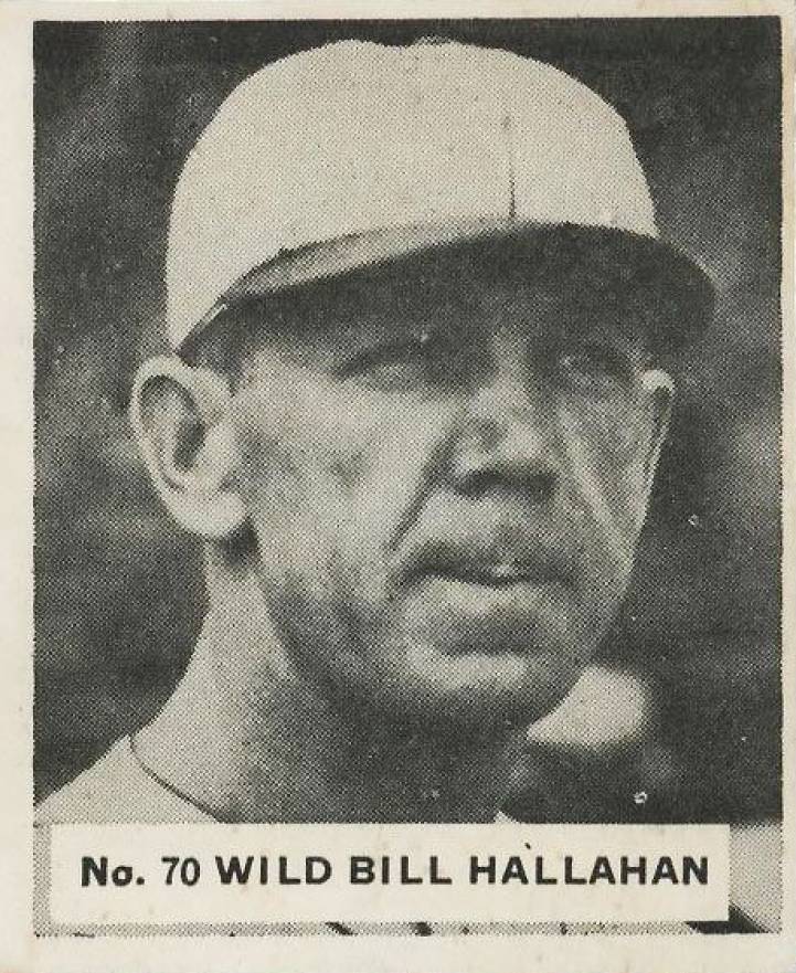 1936 Goudey World Wide Gum Wild Bill Hallahan #70 Baseball Card