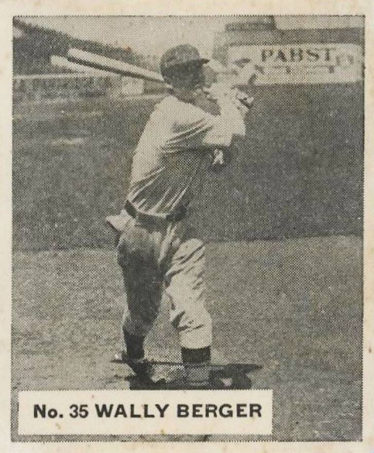 1936 Goudey World Wide Gum Wally Berger #35 Baseball Card