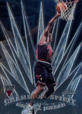 1998 Topps Chrome Champion Spirit Michael Jordan #CS1 Basketball Card