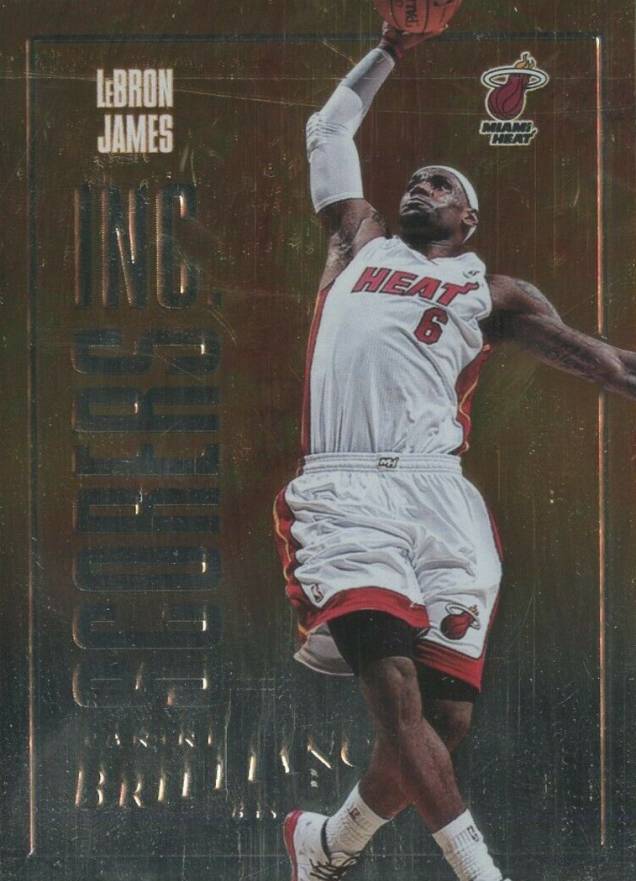 2012 Panini Brilliance Scorers Inc. LeBron James #4 Basketball Card