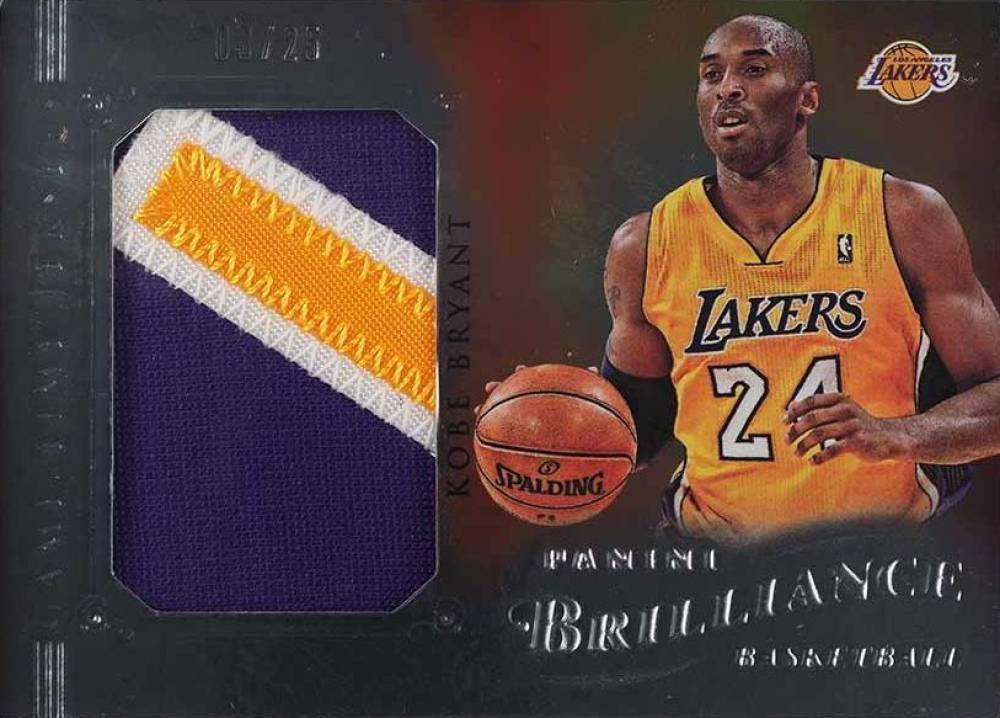 2012 Panini Brilliance Game Time Jerseys Kobe Bryant #53 Basketball Card