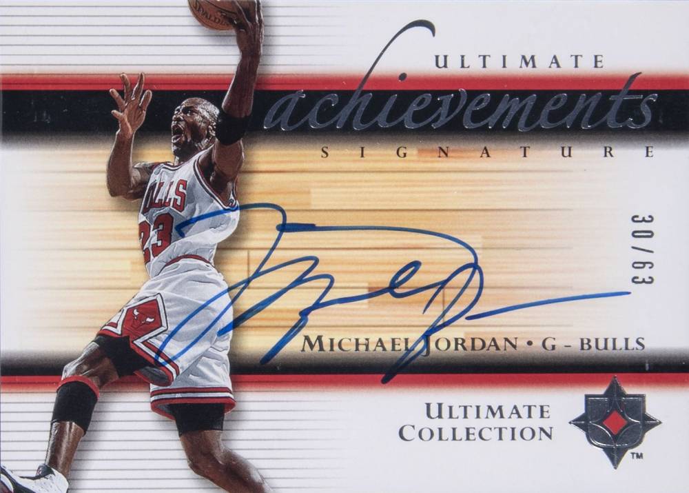 2005 Ultimate Collection Achievements Signatures Michael Jordan #UA-MJ Basketball Card
