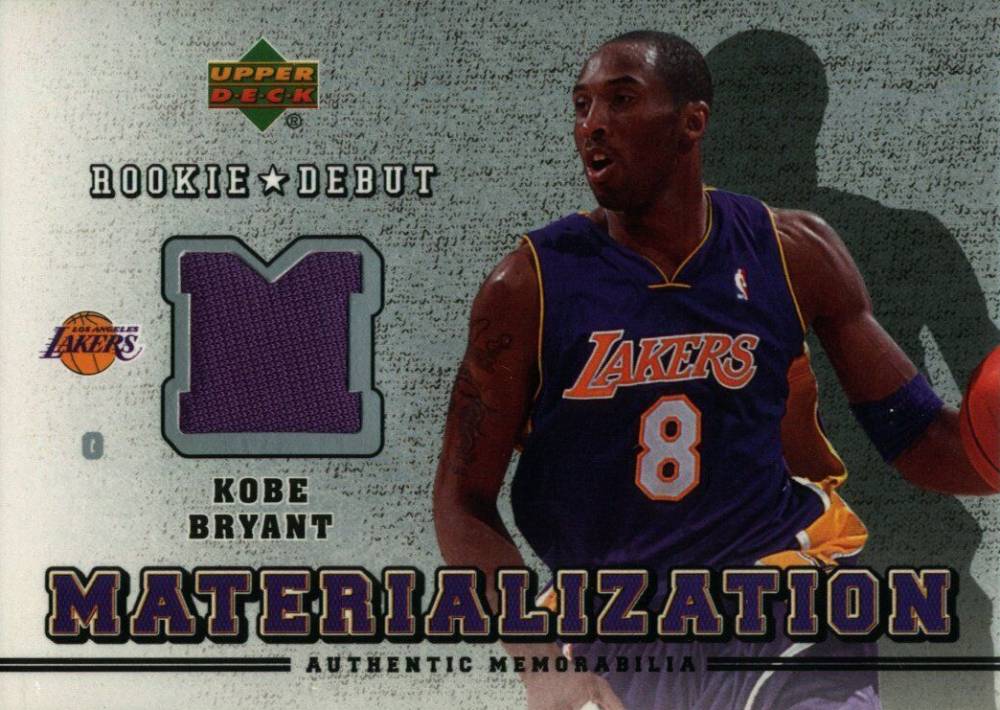 2006 Upper Deck Rookie Debut Materialization Kobe Bryant #MT-BR Basketball Card
