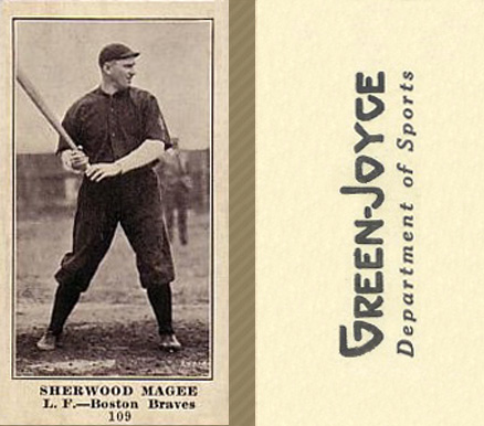 1916 Green-Joyce Sherwood Magee #109 Baseball Card