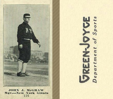 1916 Green-Joyce John J. McGraw #116 Baseball Card