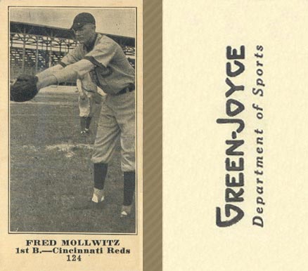 1916 Green-Joyce Fred Mollwitz #124 Baseball Card
