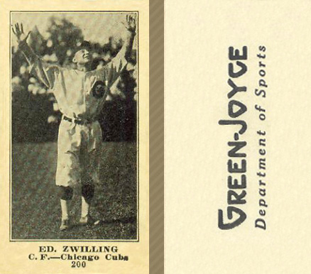 1916 Green-Joyce Ed. Zwilling #200 Baseball Card