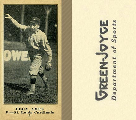 1916 Green-Joyce Leon Ames #5 Baseball Card