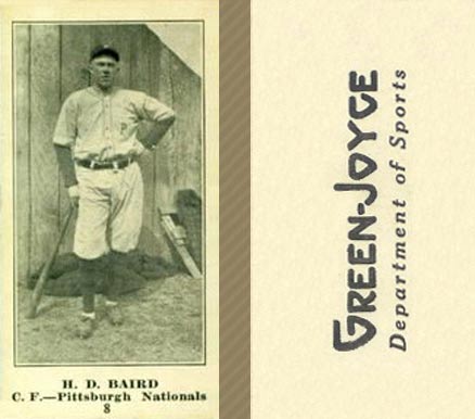 1916 Green-Joyce H. D. Baird #8 Baseball Card