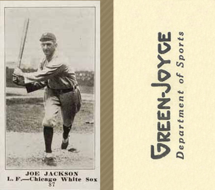1916 Green-Joyce Joe Jackson #87 Baseball Card