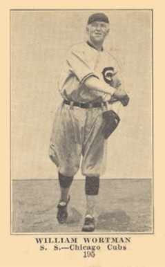 1917 Boston Store William Wortman #195 Baseball Card