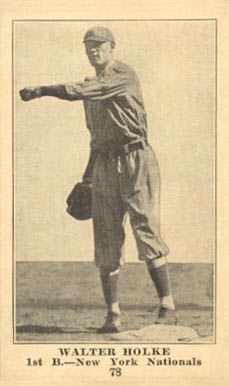 1917 Boston Store Walter Holke #78 Baseball Card