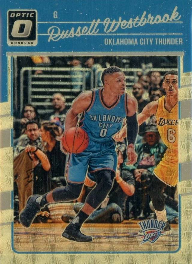 2016 Panini Donruss Optic Russell Westbrook #145 Basketball Card