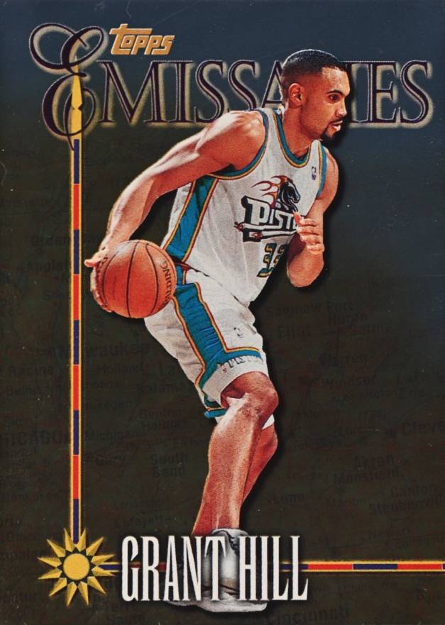 1998 Topps Emissaries Grant Hill #E10 Basketball Card
