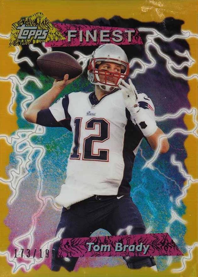 2015 Finest 1995 Finest Refractor Tom Brady #TB Football Card