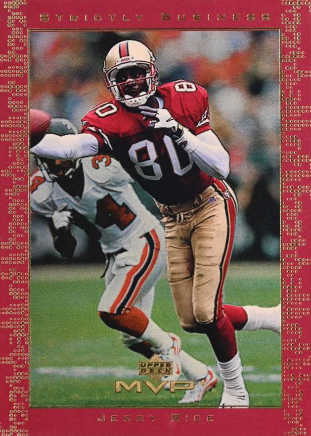 1999 Upper Deck MVP Strictly Business Jerry Rice #SB9 Football Card