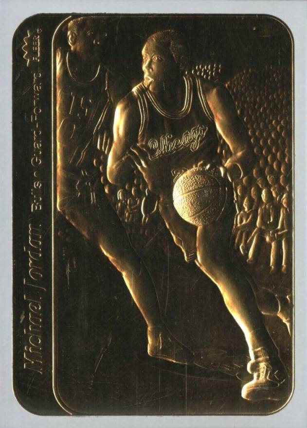 1998 Fleer 23KT Gold Michael Jordan # Basketball Card