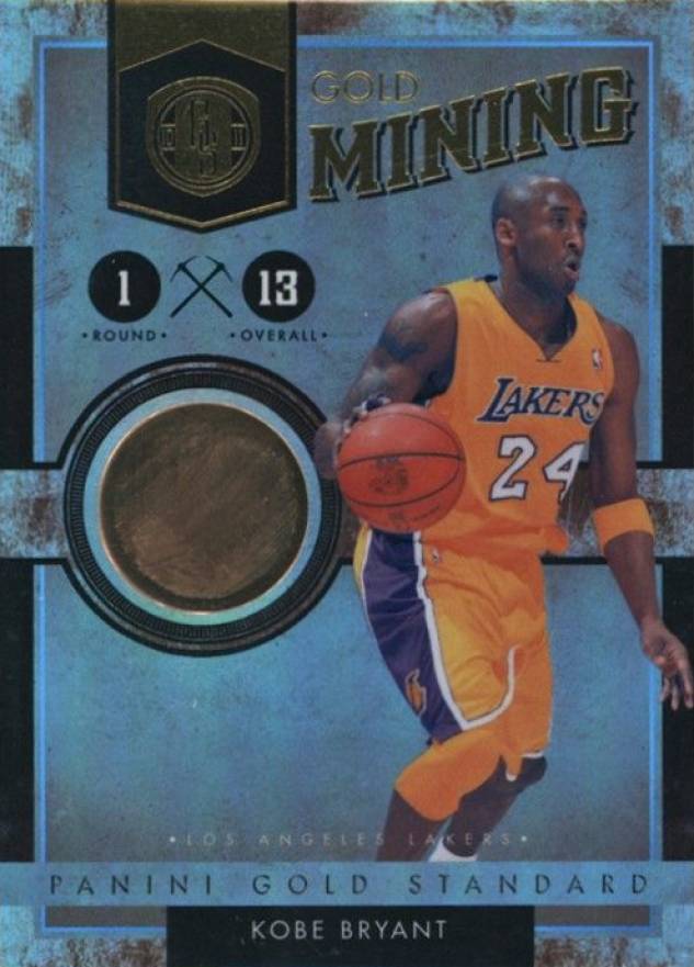 2010 Panini Gold Standard Gold Mining Kobe Bryant #7 Basketball Card