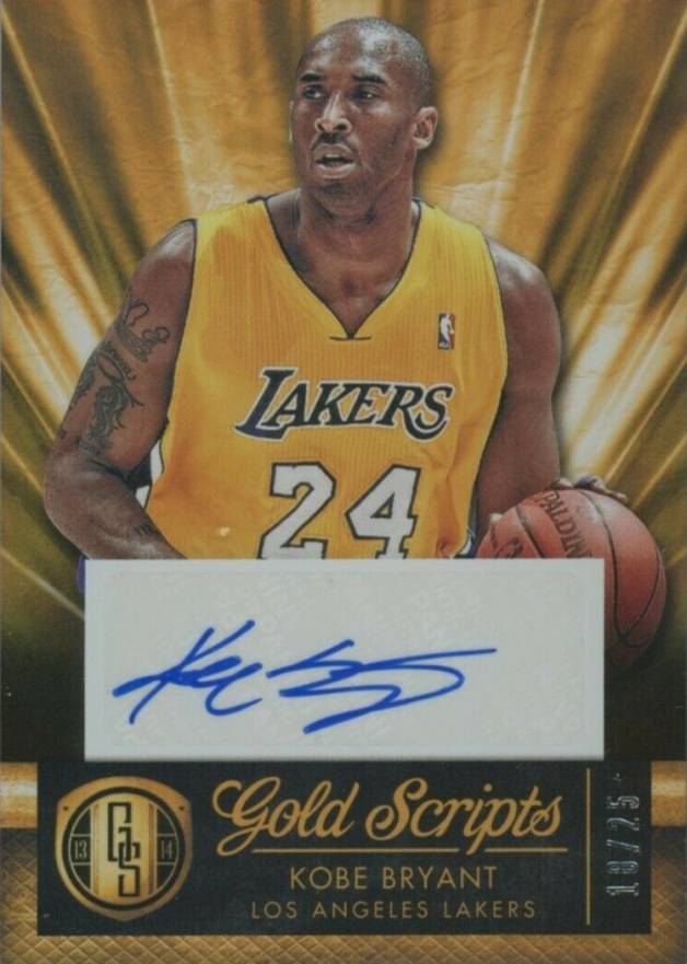 2013 Panini Gold Standard Gold Scripts Kobe Bryant #6 Basketball Card