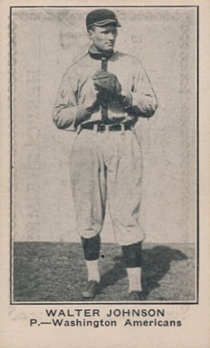 1921 Herpolsheimer's (1921) Walter Johnson # Baseball Card