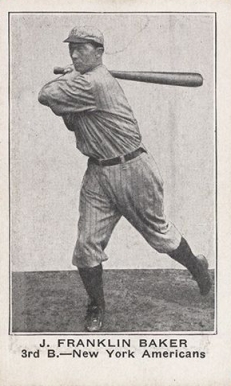 1921 Herpolsheimer's (1921) J. Franklin Baker # Baseball Card