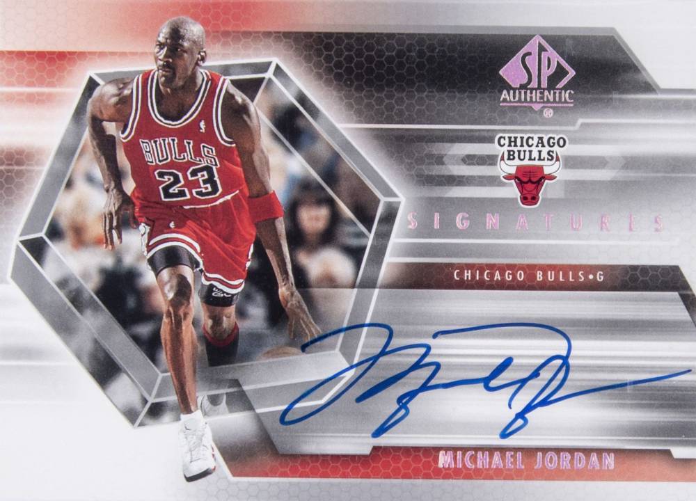 2004 SP Authentic SP Signatures Michael Jordan #SP-MJ Basketball Card