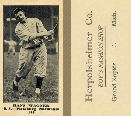 1916 Herpolsheimer Co. Hans Wagner #182 Baseball Card