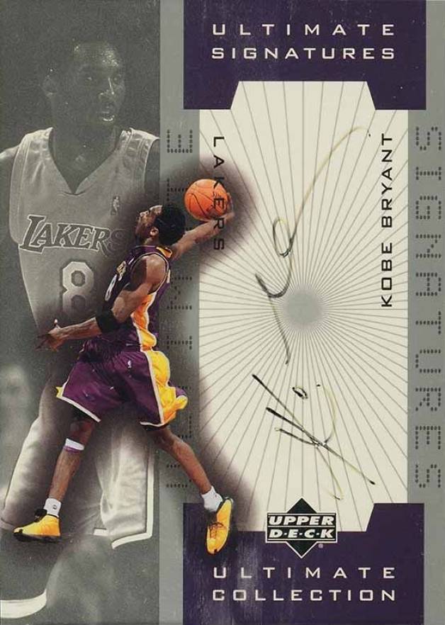 2001 Upper Deck Ultimate Collection Ultimate Signatures Kobe Bryant #KB-A Basketball Card
