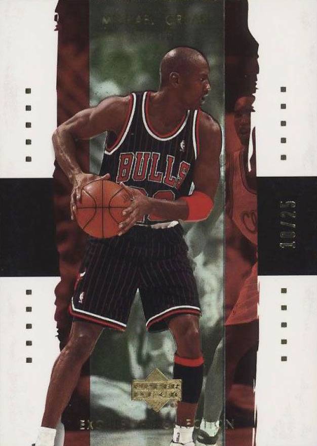 2003 Upper Deck Exquisite Collection Michael Jordan #3 Basketball Card