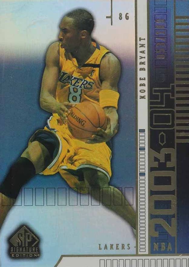 2003 SP Signature Kobe Bryant #38 Basketball Card