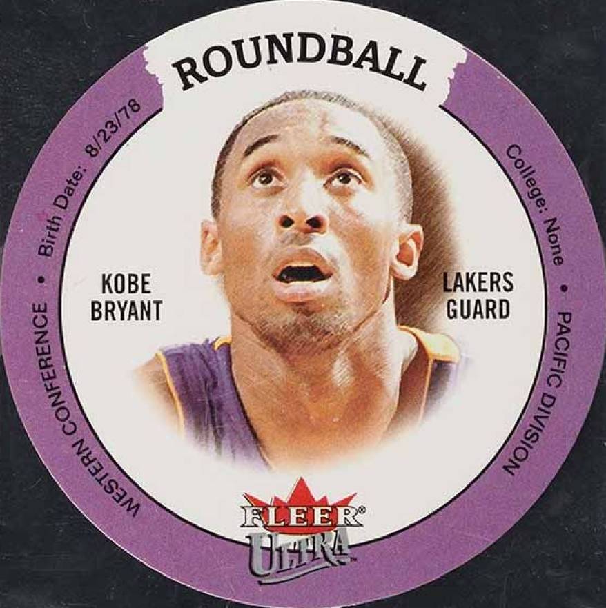 2003 Ultra Roundball Discs Kobe Bryant #30 Basketball Card