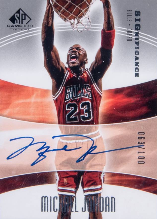 2004 SP Game Used SIGnificance Michael Jordan #SIGMJ Basketball Card