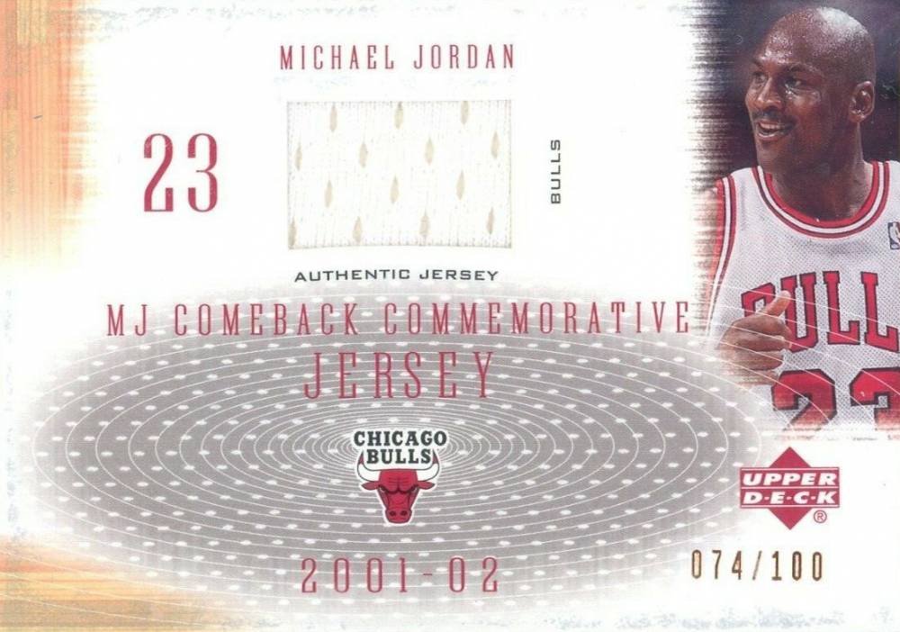 2001 Upper Deck MJ Comeback Commemorative Michael Jordan #CC3 Basketball Card
