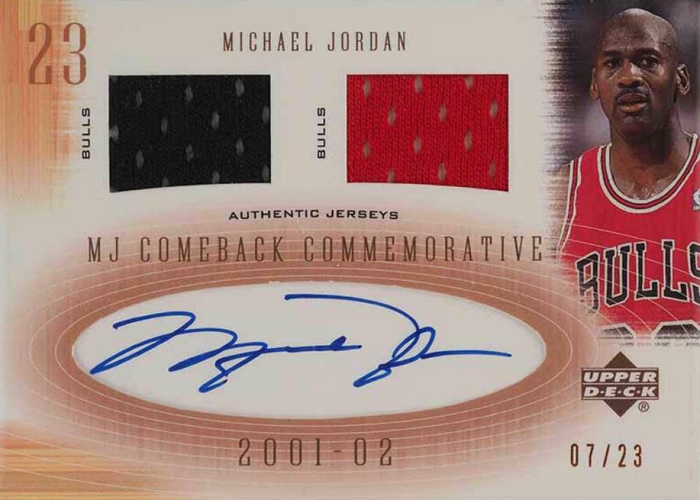 2001 Upper Deck MJ Comeback Commemorative Michael Jordan #CCDA3 Basketball Card