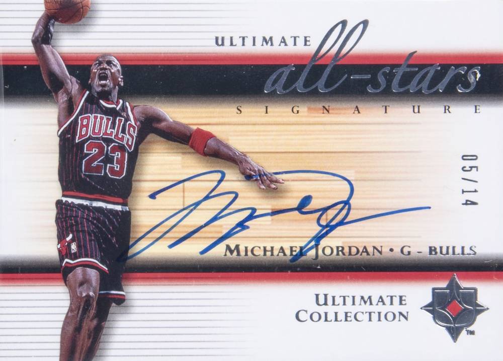 2005 Ultimate Collection All-Stars Signatures Michael Jordan #AS-MJ Basketball Card