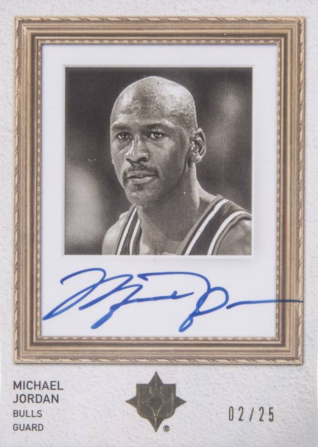 2008 Ultimate Collection Prototypical Portraits Autographs Michael Jordan #PP-MJ Basketball Card