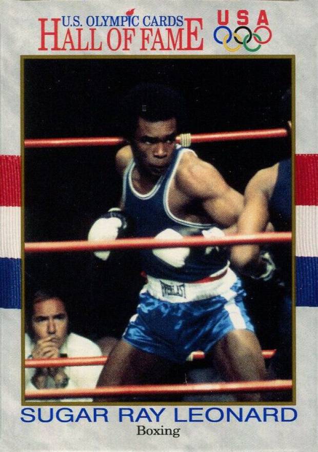 1991 Impel US Olympic Hall of Fame Sugar Ray Leonard #29 Other Sports Card