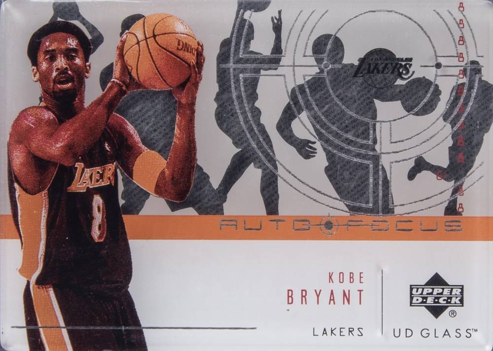2002 Upper Deck Glass Auto Focus Kobe Bryant # Basketball Card