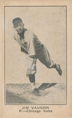 1921 Holsum Bread (1921) Jim Vaughn # Baseball Card