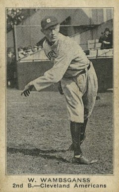 1921 Holsum Bread (1921) W. Wambsganss # Baseball Card