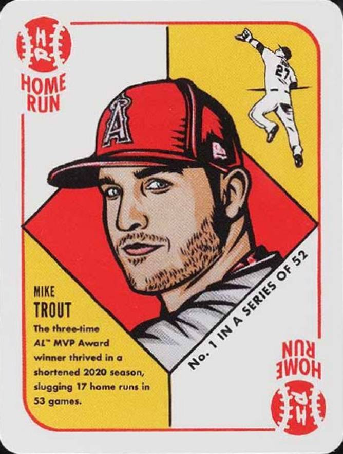 2021 Topps 1951 Blake Jamieson Mike Trout #1 Baseball Card