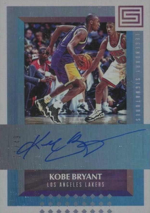 2017 Panini Status Legendary Signatures Kobe Bryant #KBR Basketball Card