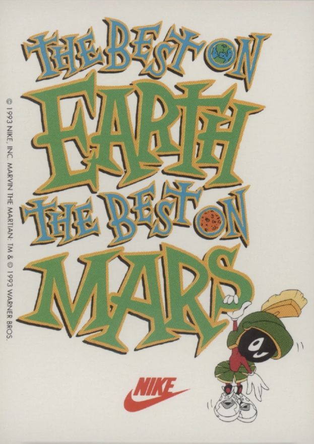 1993 Nike/Warner Jordan The Best on Earth. the Best on Mars # Basketball Card