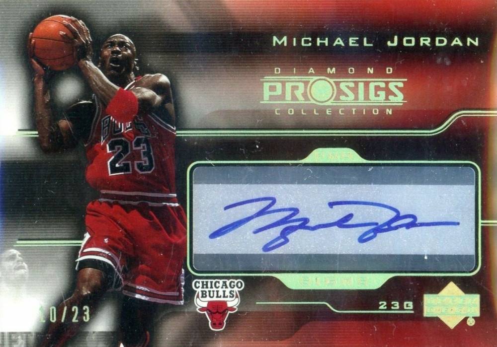 2004 Upper Deck Pro Sigs Pro Signs Michael Jordan #PS-MJ Basketball Card