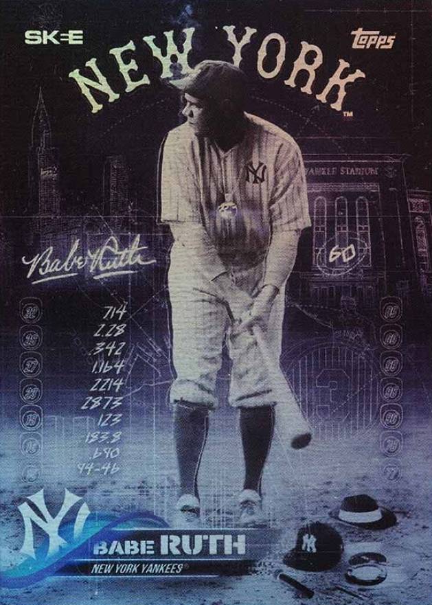 2021 Topps PROJECT70 Babe Ruth #3 Baseball Card